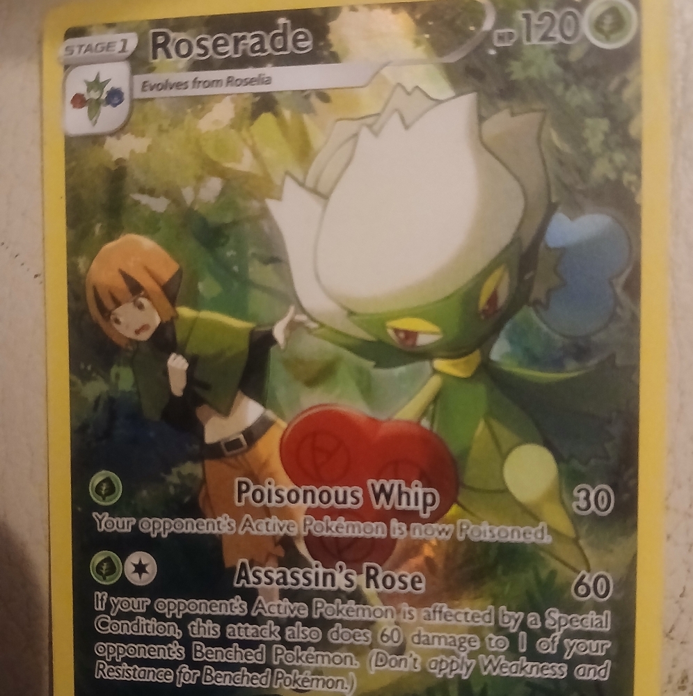 Roserade Pokémon Card